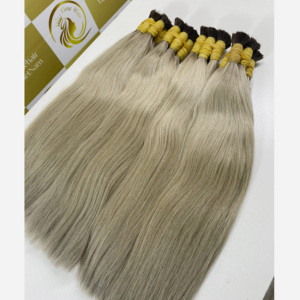 ผมต่อของมนุษย์ดิบสีบลอนด์ผมสีน้ำตาลเข้มมีหนังกำพร้าเป็นลอนมีคุณภาพสูงจัดเรียงตามต้องการ - Product Image 6