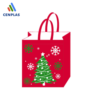 Bolsas de Compras al por Mayor con Logotipo Personalizado, Reciclables, Plateadas, Doradas, con Laminación Metálica, de Tela No Tejida, con Asas Largas, Vietnamitas, CENPLAS - Product Image 1