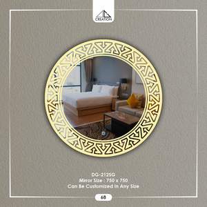 Miroir LED sans cadre pour salle de bain moderne et minimaliste avec réflexion claire pour les espaces intérieurs modernes en provenance d'Inde - Product Image 5