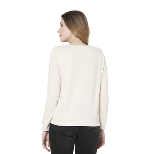 Pull-over personnalisé de haute qualité à manches longues et col rond surdimensionné pour femmes imprimé pour l'hiver du fournisseur du Bangladesh - Product Image 2