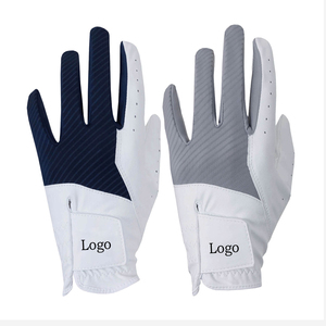 Dernier style en cuir véritable sur mesure en PU souple hommes femmes golfeur sports d'été gants de golf en peau de mouton prix bon marché - Product Image 1