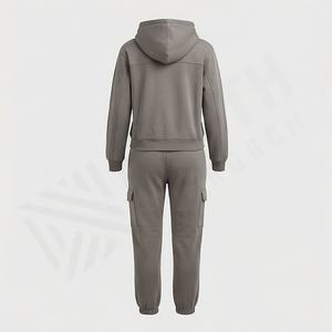 Ensemble de survêtement élégant pour femmes, vêtements de jogging en deux pièces, ensembles de vêtements avec capuche, vêtements de sport, tenue de sport haut de gamme - Product Image 2