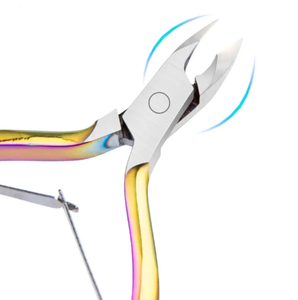 Cortador de uñas profesional multifunción de acero inoxidable, pinzas de tijera, multifunción, removedor de cutículas, Kits de manicura para el cuidado - Product Image 3