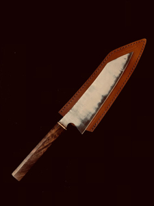 Cuchillo de Chef japonés hecho a mano de fábrica OEM ODM personalizado al por mayor, cuchillo de Chef de cocina de hoja afilada fija de acero inoxidable - Product Image 5