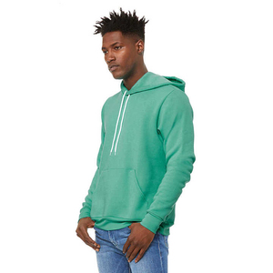 Sweat à capuche unisexe rouge en polaire décontracté avec poche kangourou, coupe décontractée, style streetwear, vêtement d'hiver - Product Image 6