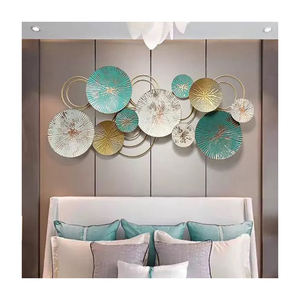 Décoration murale moderne en métal chaud de qualité supérieure, style moderne, multicolores, décoration murale intérieure et extérieure, décoration murale suspendue, décoration murale en métal fleuri - Product Image 1