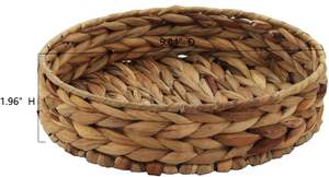 Artículo de almacenamiento de calidad superior caña de mimbre Wowing yute frutero biodegradable redondo plástico ratán apilable estándar superior - Product Image 3