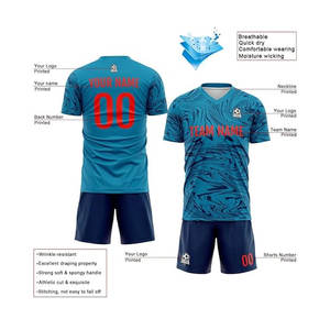 Maillot de football classique pour l'entraînement et les matchs, manches courtes, vêtements de joueur de jeu sur terrain - Product Image 3