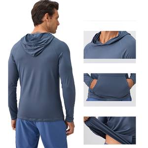 Sweat-shirt à capuche unisexe personnalisé 100% coton Tissu tricoté Poche avant Manches longues Coupe régulière Hiver Respirant pour décontracté - Product Image 6