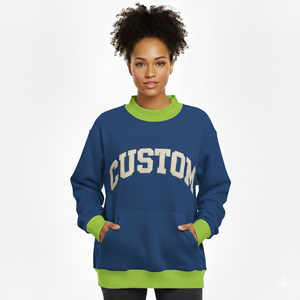 Haut à col montant à manches longues pour femmes avec service OEM, tissu doux et confortable de haute qualité - Product Image 1