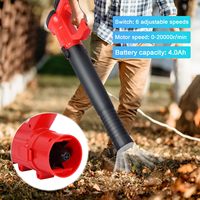 F.EAS Y.D Petit puissant portable en caoutchouc 600W sans fil électrique alimenté par batterie Mini souffleur d'air pour Makitas