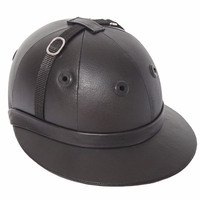 Polo équitation casque en cuir pur fibre de verre Jokey modèle Style cheval débarrasser personnaliser couleur et Logo broderie