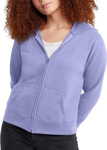 Women's Autumn Breathable Fleece Hooded Knitted Varsity Jacket with <b>Zipper</b> Closure 100% Cotton Shell - Product Image 5