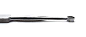 เครื่องมือขูดหูแบบมืออาชีพ ทำจากสแตนเลส ขนาด 6 มม. สำหรับหู แบบตรง ปลายแหลม สำหรับแพทย์หู คอ จมูก - Product Image 5