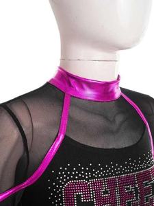 Uniforme de porristas personalizado de primera calidad con tela de rendimiento transpirable y ajuste cómodo para porristas competitivas - Product Image 4