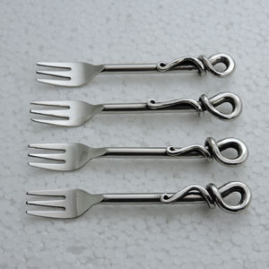 Ensemble de fourchettes en acier inoxydable de 4 pièces design pour le marché international vente à chaud produit de fantaisie design de portails modernes en acier inoxydable - Product Image 6