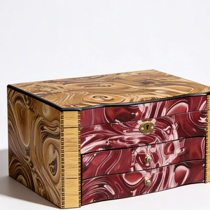 Caja de Resina para Especias Indias Picantes, de Alta Calidad, Hecha a Mano, Personalizable, Regalo de Boda, Caja de Especias para el Hogar y Restaurantes - Product Image 1