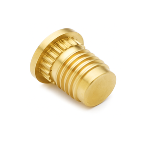 Inserto de paletas de latón Conector roscado de alta resistencia Alto agarre para componentes de plástico, fijación de madera y uso de ingeniería mecánica - Product Image 5