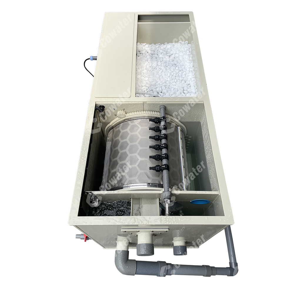 Cowater K5 MBBR, биопленочный реактор с подвижным слоем, не требующая обслуживания, система фильтров для аквариума, УФ-свет, барабанный комбайн, аквакультурное оборудование