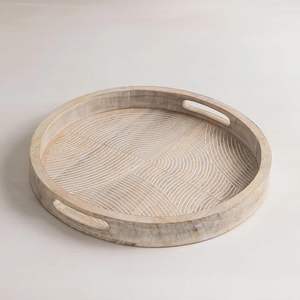 Plateau de service en bois personnalisé, plateau décoratif écologique pour la cuisine, la salle à manger et la décoration intérieure, parfait pour les cadeaux et un usage quotidien - Product Image 2