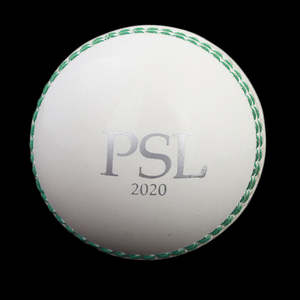 Balle de cricket en caoutchouc Karachi Kings - Blanche - Product Image 2