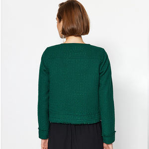 Nouveauté, veste pour femmes, design streetwear personnalisé OEM, plusieurs poches, haute qualité, vêtements d'hiver, veste tendance - Product Image 4