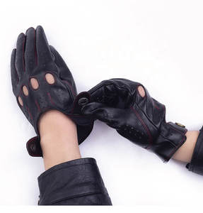 Guantes de conducción de cuero genuino Unisex, oferta - Product Image 6