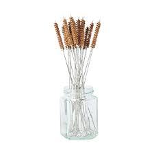 Brosse à noix de coco écologique en fibres naturelles biodégradable et durable, idéale pour nettoyer les bouteilles de vaisselle - Product Image 3