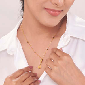 Collar de cuentas finas Luniva Line Fancy Mangalsutra - Product Image 2