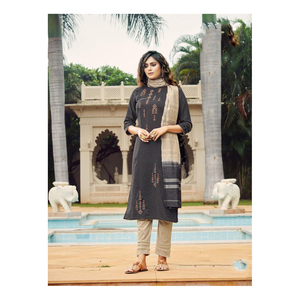 Haute qualité femmes pakistanaise traditionnelle Pathani robe 2023 dernière conception en gros personnalisé couleur ODM - Product Image 6