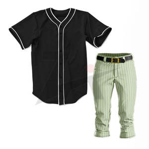 ชุดเครื่องแบบซอฟต์บอลของทีมเยาวชนชุดเสื้อกางเกงพิมพ์ลายสำหรับผู้เล่นเบสบอลและซอฟต์บอล - Product Image 1