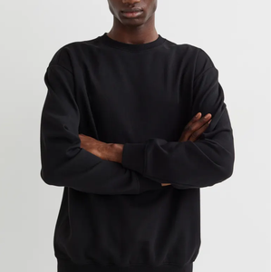 Sudadera lisa de algodón estampada para hombre con cuello redondo Ropa de invierno digital - Product Image 2