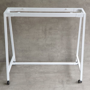 Pieds de table minimalistes en acier FOS 120x60cm, revêtement poudré CFOS0091 - Product Image 4