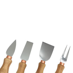 Pieces Cheese <b>Knife</b> Set With Wooden Handle Stainless Steel Cheese Slicer <b>Butter</b> <b>Knives</b> Set - Product Image 5