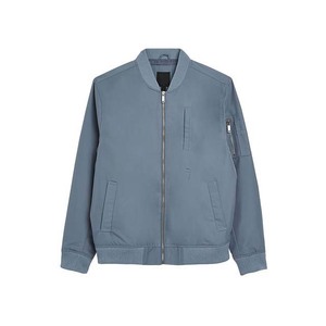 Chaqueta Bomber Ecológica Personalizada para Hombre, Estándar de Otoño, Impermeable, Cortavientos, de Secado Rápido, Transpirable, Servicio OEM, Todos los Colores - Product Image 1