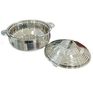 Diseño admirable, olla clásica de acero inoxidable para servir alimentos, cazuela de lujo, calentador de alimentos de Metal, olla calentada para alimentos, precio de fábrica - Product Image 4