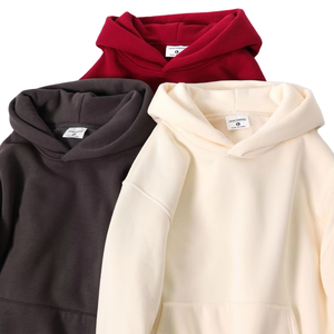 Sweat-shirts à capuche pour homme en molleton 100% coton, coupe droite, épaules tombantes, logo personnalisé, vente chaude, haute qualité - Product Image 5