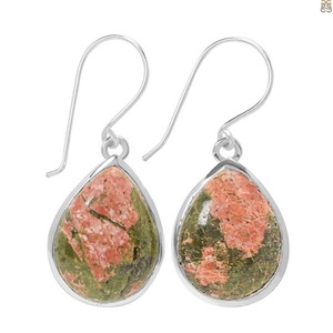 คอลเลคชั่น Letest และราคาที่ดีที่สุดใน Soha Agate หินธรรมชาติ unakite Jasper สำหรับผู้หญิง jawellery และของขวัญลดราคา - Product Image 3