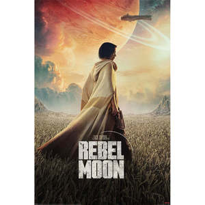 Modern Style Rebel Moon <b>Poster</b> 'Through the Fields' Made of Durable Paper for Wall Decor - Product Image 1