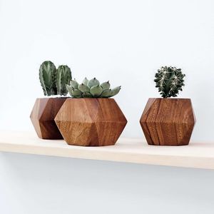 ESTA MACETA DE FLORES DE MADERA DE LA MEJOR CALIDAD JARDÍN CASA PISO DE PIE Maceta de madera Bonsai Maceta de madera para gran oferta - Product Image 5