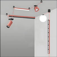 Rail lumineux LED décoratif moderne en aluminium pour hôtel, flexible, tressé, 48V DC, ultra-fin, magnétique, CRI 90, couleur 3000K-6000K