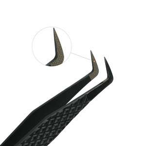 Pince à cils en acier inoxydable Logo personnalisé Marque privée Pince à cils en acier inoxydable à micro prise - Product Image 6