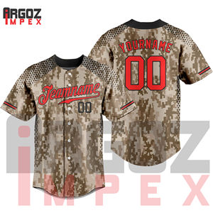 Camiseta de béisbol y softbol personalizada de alta calidad, gráficos sublimados transpirables y vibrantes con logotipo bordado, ropa de Softbol - Product Image 2