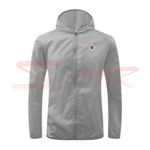 Men's Vintage Casual Windbreaker <b>Jacket</b> Zipper Knitted Stand Custom Logo Lightweight Breathable Waterproof Cotton Filling <b>Plus</b> - Product Image 5