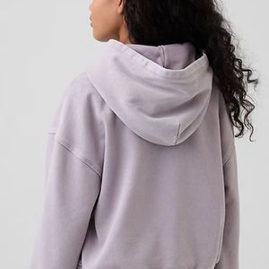 Sudadera con Capucha para Niñas con Hombros Caídos y Bolsillos, Ropa Casual 2026, Diseño Moderno, Servicio OEM para Compradores al por Mayor, Costura de Alta Calidad - Product Image 5