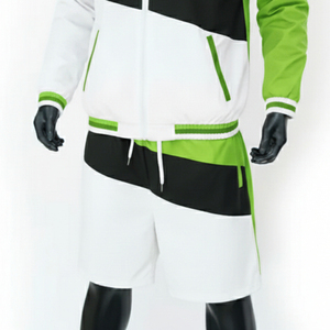 ชุดเซ็ตเสื้อแจ็คเก็ตและกางเกงขาสั้นลำลองสำหรับผู้ชาย รุ่นใหม่ล่าสุด ปี 2026 น้ำหนักเบา ผลิตจากไนลอน 100% ชุดเซ็ตสำหรับทุกเพศ - Product Image 3