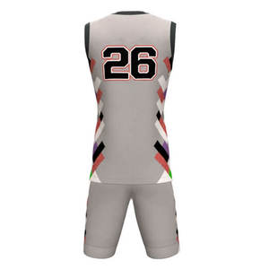 Vente en gros 2025 d'uniformes de basket-ball personnalisés en polyester pour hommes imprimés ensembles de maillots d'entraînement par sublimation pour enfants - Product Image 2