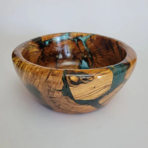 Bol alimentaire Ustensiles de cuisine Bol à mélanger Qualité de luxe Design moderne unique Vaisselle en bois et en résine Bol à nourriture - Product Image 1