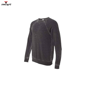 Sweat-shirt d'hiver pour homme en tissu polaire professionnel, uni, avec logo personnalisé, respirant et écologique - Product Image 5
