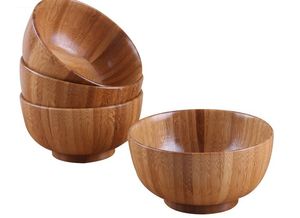 SÓLIDO NATURAL MEJOR BOWL DE MADERA ENSALADA Juego de diferentes tamaños de juego de cuencos de madera para restaurante Cocina hecha a mano - Product Image 6